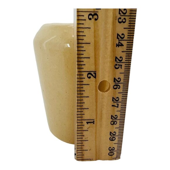 Cocktail Hors d’oeuvre Forks in Ceramic Holder Set of 7 Carved Silver Beige - Picture 8 of 9